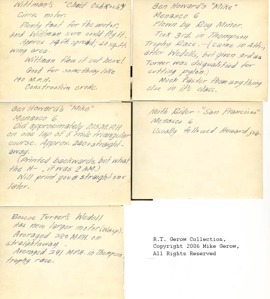 Notations on Backs of Snapshots